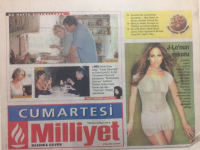Milliyet Gazetesi Cumartesi Eki 6 Nisan 2002 - Seda Cüneyt Güleray Çifti,Evlenelim Dünya Turuna Çıkalım GZ24378 - 1