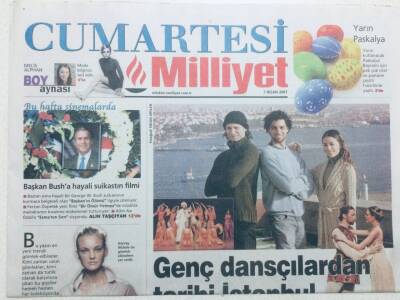 Milliyet Gazetesi Cumartesi Eki 7 Nisan 2007 - Fatih Erkoçun Kör Randevusu GZ43074 - 2
