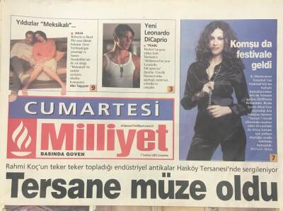 Milliyet Gazetesi Cumartesi Eki 7 Temmuz 2001 - Tersane Müze Oldu -Pearl Harbor ın Öteki Çocuğu Josh Hartnett GZ36429 - 1