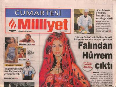 Milliyet Gazetesi Cumartesi Eki 8 Kasım 2003 - Pink Martininin Türkiye Turnesi ! GZ91938 - 1