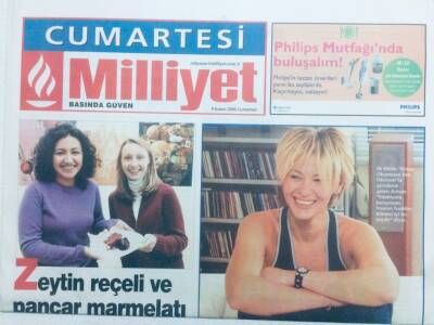 Milliyet Gazetesi Cumartesi Eki 9 Kasım 2002 - Gazeteci Ayşe Arman Sevgilim İsterse İşimi Bırakabilirim Dedi GZ42044 - 1