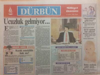 Milliyet Gazetesi Dürbün Eki 1 Şubat 1990 - 1990 Doğalgaz Yılı Olacak GZ38615 - 1