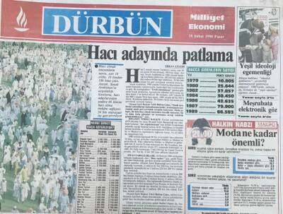 Milliyet Gazetesi Dürbün Eki 18 Şubat 1990 Hacı Adaylarında Patlama- Araba Üreticilerinin Gözü Doğu Avrupada GZ36080 - 1