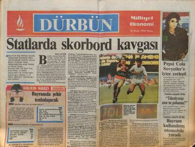 Milliyet Gazetesi Dürbün Eki 22 Nisan 1990 - Pepsi Cola Sovyetlere Yerleşti GZ75013 - 1