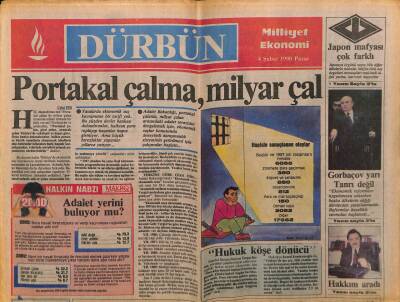 Milliyet Gazetesi Dürbün Eki 4 Şubat 1990 - Gorbaçov Yarı Tanrı Değil GZ75007 - 1