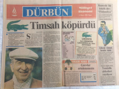 Milliyet Gazetesi Dürbün Eki 6 Mayıs 1990 - Liberal Ahmet Hesaba Daldı GZ21561 - 1