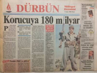 Milliyet Gazetesi Dürbün Eki 7 Ocak 1990 - Koruyucuya 180 Milyar GZ34837 - 1
