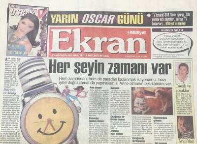 Milliyet Gazetesi Ekran Eki 2 Haziran 1995 - Herşeyin Zamanı Var -Folklor Değil Sanki Revü GZ36435 - 1
