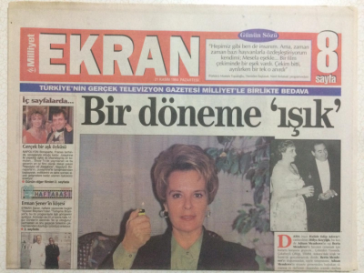 Milliyet Gazetesi Ekran Eki 21 Kasım 1994 - Hülya Koçyiğitten Bir Döneme Işık GZ24525 - 1