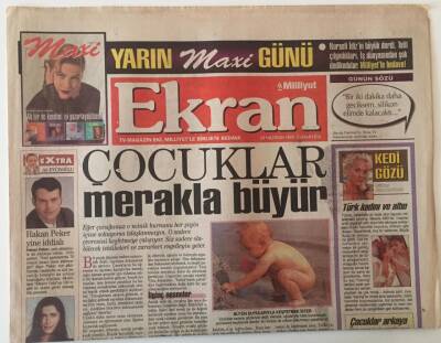 Milliyet Gazetesi Ekran Eki 24 Haziran 1995 - Çocuklar Merakla Büyür GZ22362 - 1