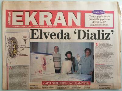 Milliyet Gazetesi Ekran Eki 25 Şubat 1995 Devlerin Dönüşü - GZ44214 - 2