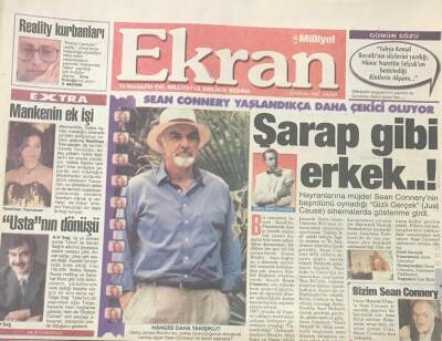 Milliyet Gazetesi Ekran Eki 30 Nisan 1995- Türkiyenin En Büyük Yat Rallisi Başladı-Sean Connery Yaşlandıkça Daha Çekici Oluyor GZ36424 - 1