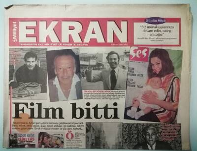 Milliyet Gazetesi Ekran Eki 4 Nisan 1995 Onlarla Bir Dönem Kapandı -GZ33436 - 1