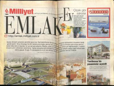 Milliyet Gazetesi Emlak Eki 5 Mayıs 2007 - Bursa Açık Açık Dönüşüyor GZ78573 - 1