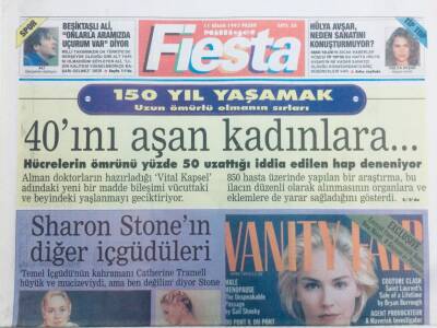Milliyet Gazetesi Fiesta Eki 11 Nisan 1993 - 40ını Aşan Kadınlara GZ40951 - 1