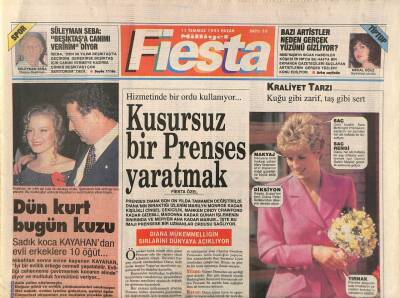 Milliyet Gazetesi Fiesta Eki 11 Temmuz 1993 - Mahsun Kırmızıgül Kral Gibi GZ113901 - 1