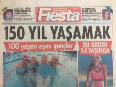 Milliyet Gazetesi Fiesta Eki 28 Mart 1993 - 150 Yıl Yaşamak GZ35864 - 1