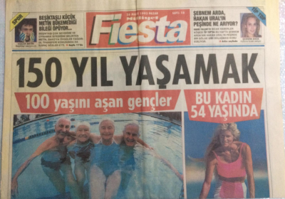 Milliyet Gazetesi Fiesta Eki 28 Mart 1993 - Kemal SunalTürkiyede Ödüllerin Hepsi Palavra,Kayahan Ettiği Yeminden Döndü GZ21590 - 1