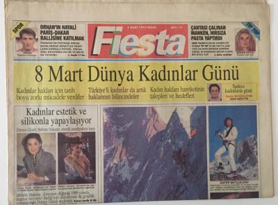 Milliyet Gazetesi Fiesta Eki 7 Mart 1993 - 8 Mart Dünya Kadınlar Günü GZ25108 - 1