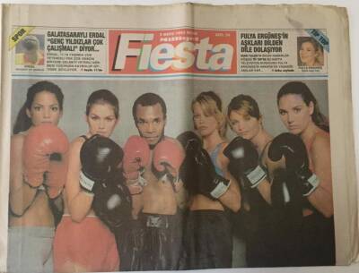 Milliyet Gazetesi Fiesta Eki 9 Mayıs 1993 - Levent Kırca Ve Oya Başar Rakibimiz Yok Ne Yazık ki GZ13532 - 1
