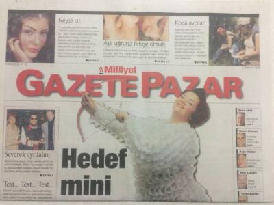 Milliyet Gazetesi Gazete Pazar Eki 2 Mayıs 1999 - Hedef Mini Etek GZ38016 - 1