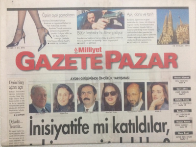 Milliyet Gazetesi Gazete Pazar Eki - 20 Aralık 1998 - Varoşların Yeni Aşk Hocası, Levent Kırca Artık Ağlatıyor GZ24408 - 1
