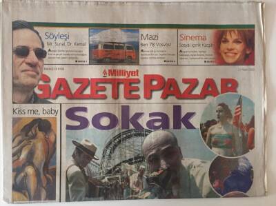 Milliyet Gazetesi Gazete Pazar Eki 23 Nisan 2000 - Kemal Sunal İle Söyleşi GZ22831 - 1