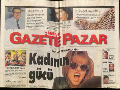 Milliyet Gazetesi Gazete Pazar Eki 7 Mart 1999 - Yıldız Tilbenin Yıldızı Nasıl Söndü ? GZ122300 - 1