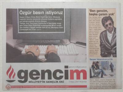 Milliyet Gazetesi Gencim Eki 3 Mayıs 2007 - Okan Bayülgen, Ben Gencim GZ53021 - 1