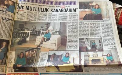 Milliyet Gazetesi Hafta Eki 15-21 Aralık 1991 - Harika Avcının Gözdesi - Gülşen Bubikoğlu İşte Mutluluk Karargâhım GZ127699 - 2