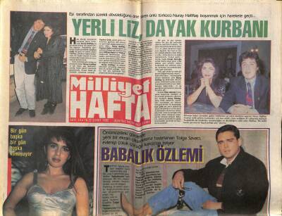 Milliyet Gazetesi Hafta Eki 22 Şubat 1992 - Tolga Savacının Babalık Özlemi GZ78591 - 1