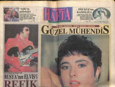 Milliyet Gazetesi Hafta Eki 8 Mart 1992 - Rusyanın Elvisi Refik GZ78588 - 1