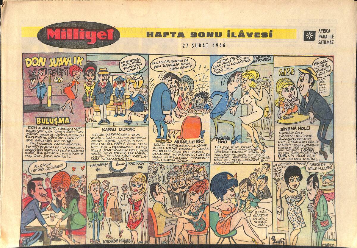 Milliyet Gazetesi Hafta Sonu İlavesi 27 Şubat 1966 GZ156770 - 1