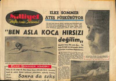 Milliyet Gazetesi Haftasonu Eki - Elke Sommer Kimdir ? GZ114396 - 1