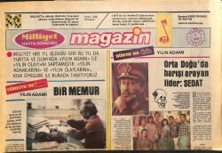 Milliyet Gazetesi Haftasonu Magazin Eki 1 Ocak 1978 - İç Mimar Erbaşar'ın Yan Uğraşı : Moda GZ158021 - Gökçekoleksiyon