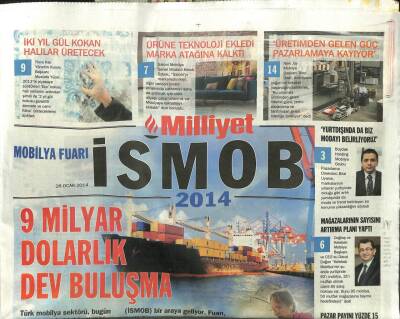 Milliyet Gazetesi İsmob Eki 28 Ocak 2014 - 9 Milyar Dolarlık Dev Buluşma GZ107154 - 1
