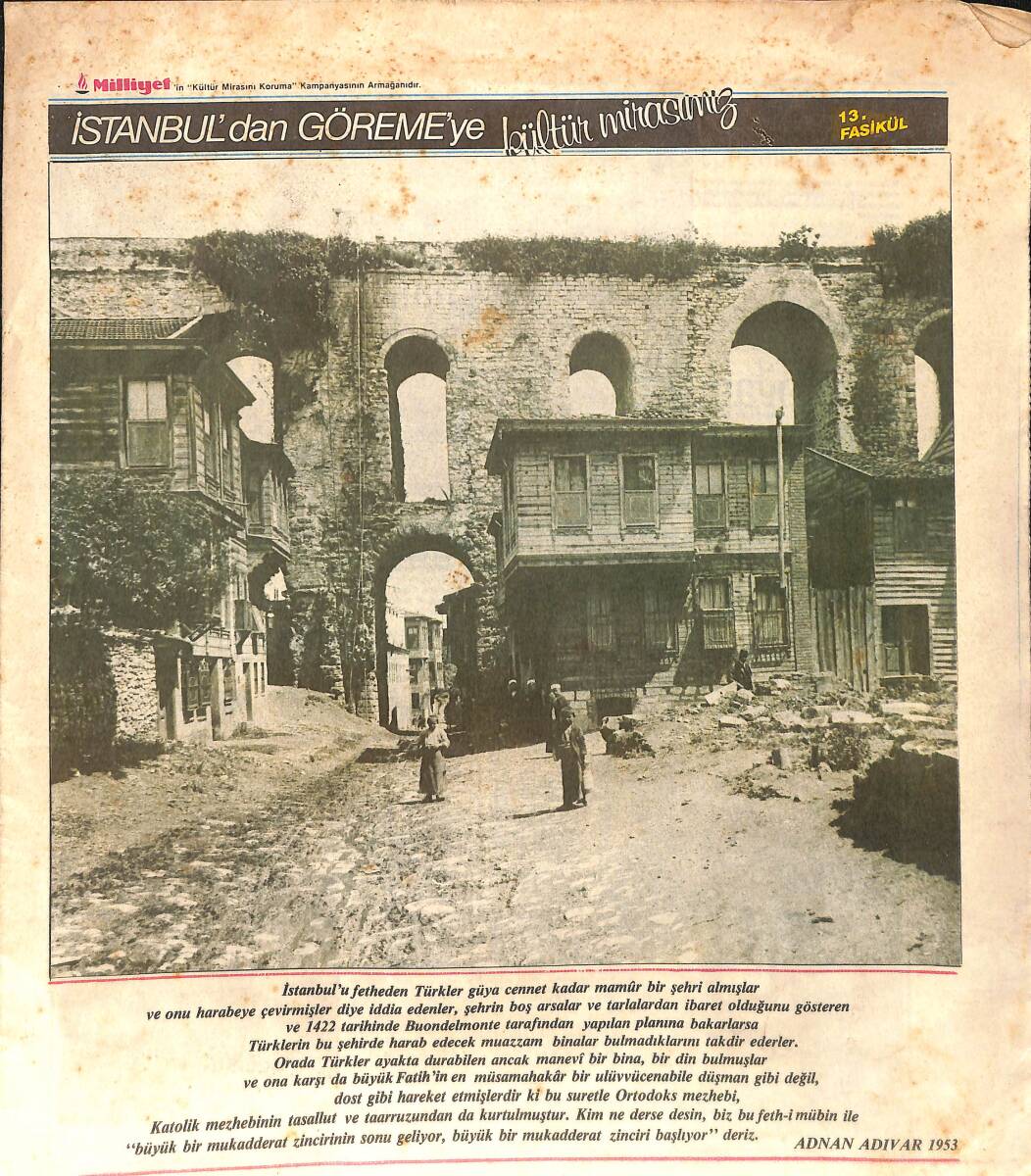 Milliyet Gazetesi İstanbul'dan Göreme'ye Kültür Mirasımız 13. Fasikül GZ154546 - 1