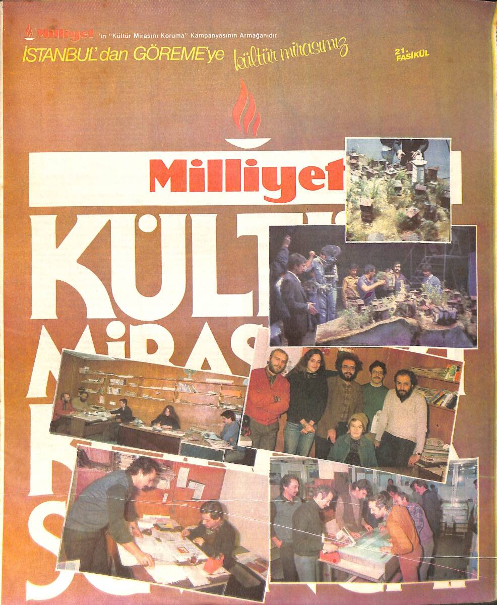 Milliyet Gazetesi İstanbul'dan Göreme'ye Kültür Mirasımız 21. Fasikül GZ154539 - 1