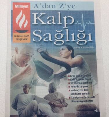 Milliyet Gazetesi Kalp Sağlığı Eki 28 Nisan 2005 - Adan Zye Kalp Sağlığı GZ47520 - 1