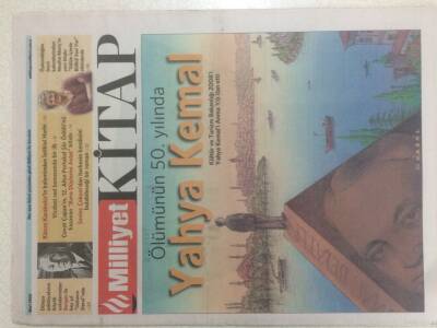 Milliyet Gazetesi Kitap Eki Mart 2008 - Ölümünün 50.Yılında Yahya Kemal GZ51182 - 1