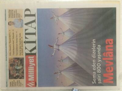 Milliyet Gazetesi Kitap Eki Nisan 2007 - 800 Yaşında Mevlana GZ51186 - 1