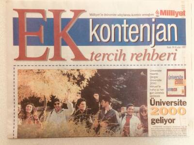 Milliyet Gazetesi Kontenjan Eki 30 Eylül 1997 - Adaylar İçin Son Şans GZ40064 - 1