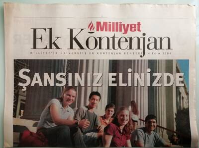 Milliyet Gazetesi Kontenjan Eki 4 Ekim 2003 Açıkta Kalmayın -GZ44032 - 1