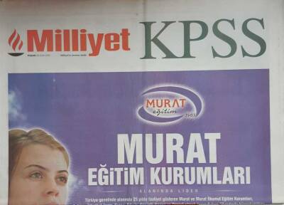 Milliyet Gazetesi KPSS Eki 30 Eylül 2007-Öğretmene Yaş Sınırı GZ45669 - 1