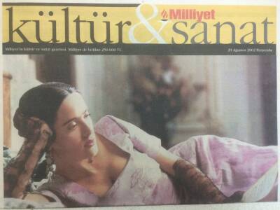 Milliyet Gazetesi Kültür&Sanat Eki 29 Ağustos 2002 - Suç Ortağımız Kahlo GZ35307 - 1