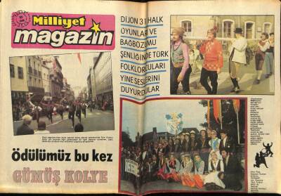 Milliyet Gazetesi Magazin Eki 10 Ekim 1976 - Gücünü Güneşten Alan Otomobil Nihayet Yapıldı GZ78563 - 1