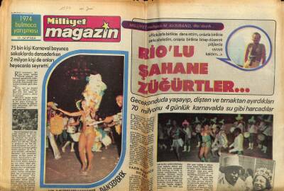Milliyet Gazetesi Magazin Eki 10 Mayıs 1974 - Riolu Şahane Züğürtler GZ78560 - 1