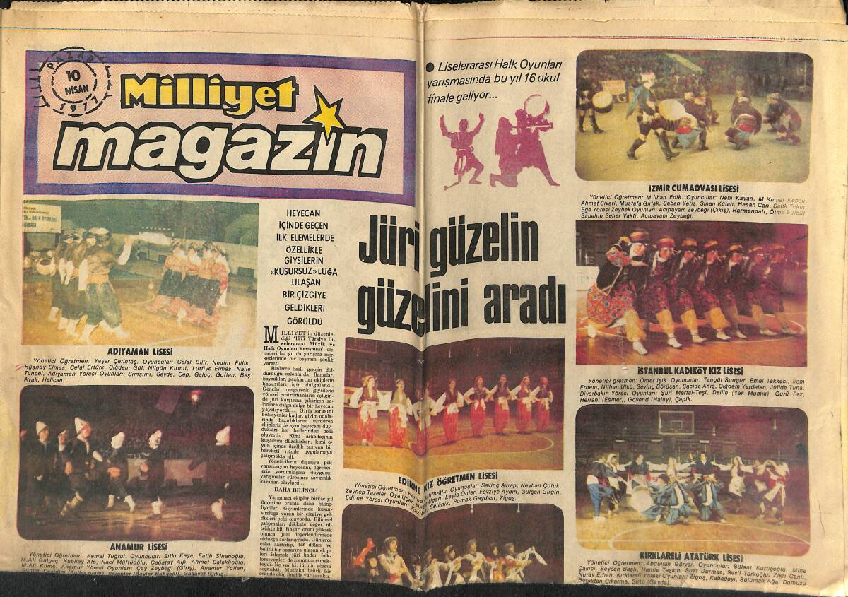 Milliyet Gazetesi Magazin Eki 10 Nisan 1977 - Emel Sayın'ın Rusya Turnesinin Anıları Anlatıla Anlatıla Bitmiyor GZ152266 - 1