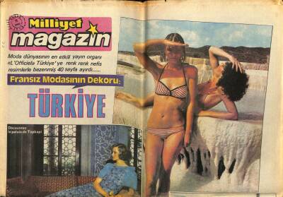Milliyet Gazetesi Magazin Eki 11 Temmuz 1976 - Fransız Modasının Dekoru,Türkiye GZ78566 - 1