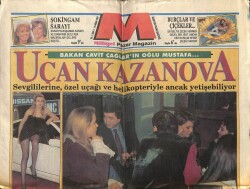 Milliyet Gazetesi Magazin Eki 12 Nisan 1992 - Cavit Çağların Oğlu Mustafa,Uçan Kazanova GZ61242 - 1